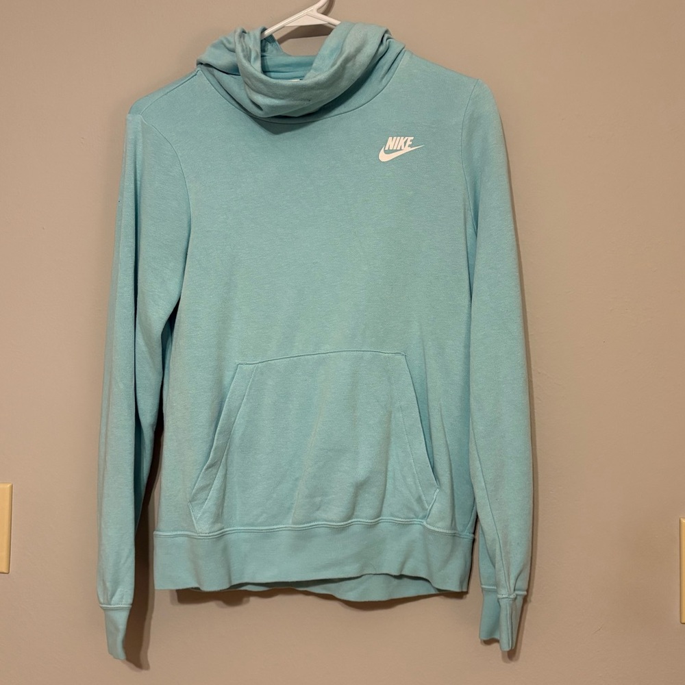 Nike Women's Light Blue Hoodie